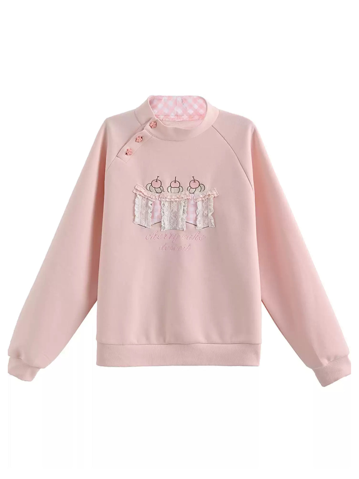 Cherry Cake Dessert Sweatshirt-Tops-ntbhshop