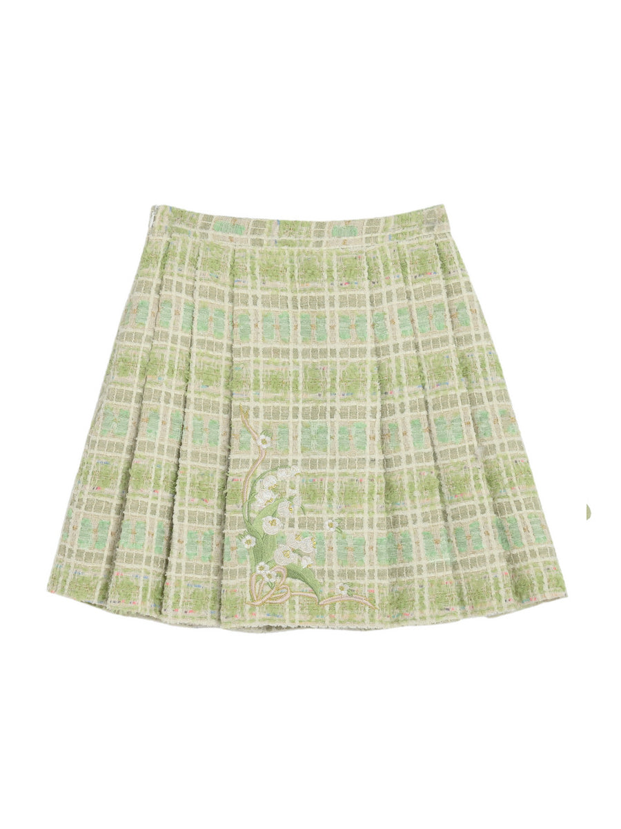 Lily of the Valley Tweed Coat & Skirt