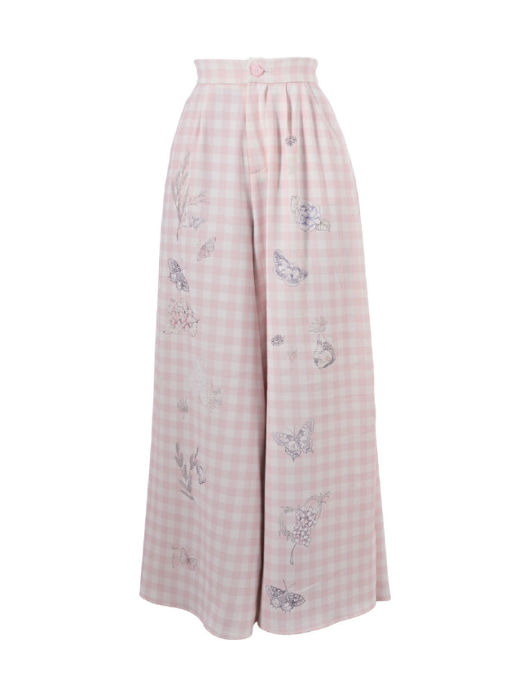 Butterfly Blush Lounge Pants-Bottoms-ntbhshop
