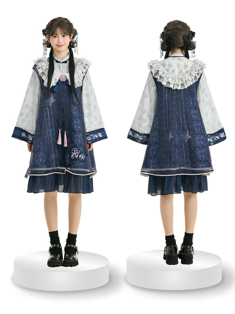 Porcelain Bloom Shirt, Dress & Coat-ntbhshop