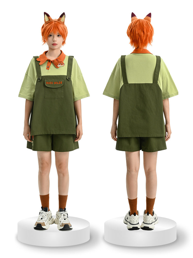 Judy & Nick Faux Two Pieces Loose Polo Shirts-ntbhshop