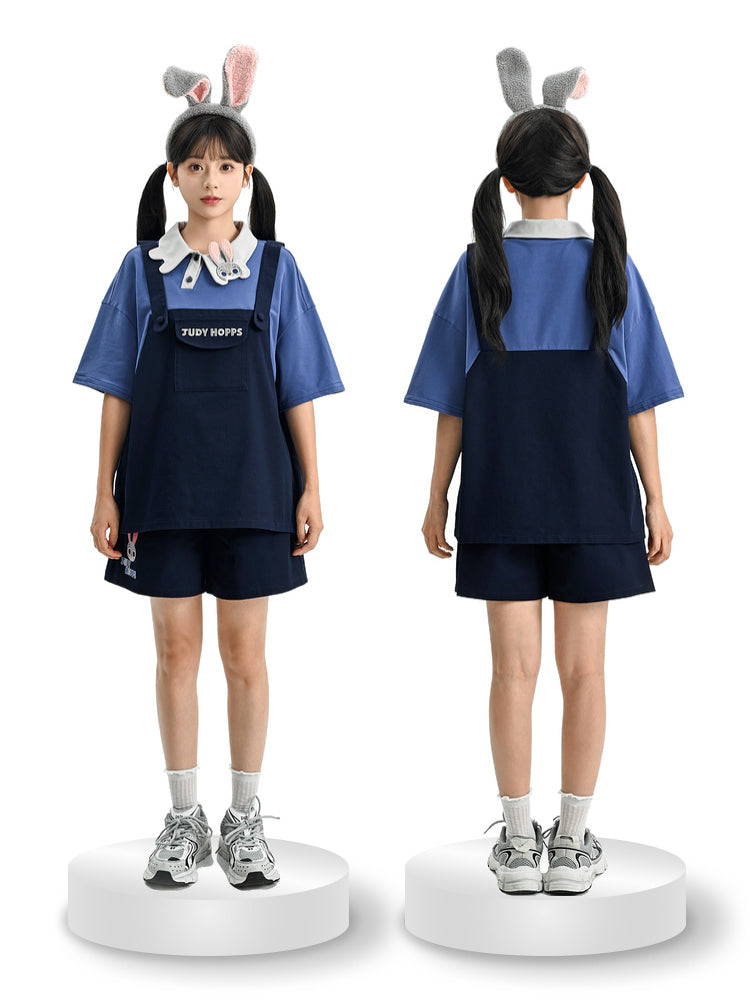 Zootopia Faux Two-Piece Polo Tees-ntbhshop