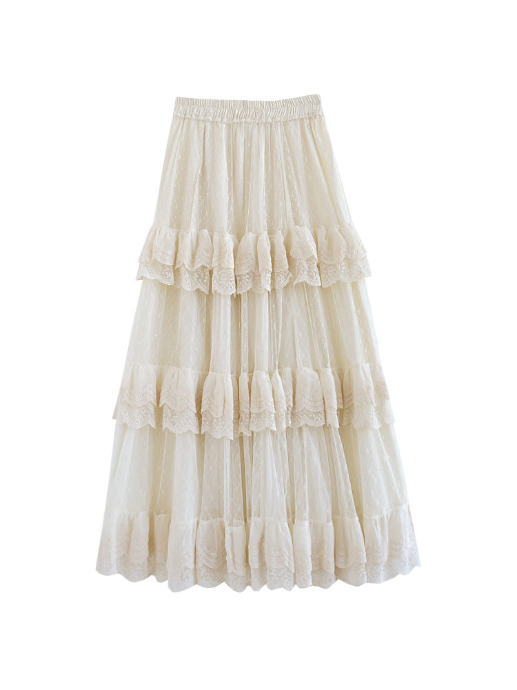 Honeydew Ruffle Top & Maxi Skirt-Sets-ntbhshop