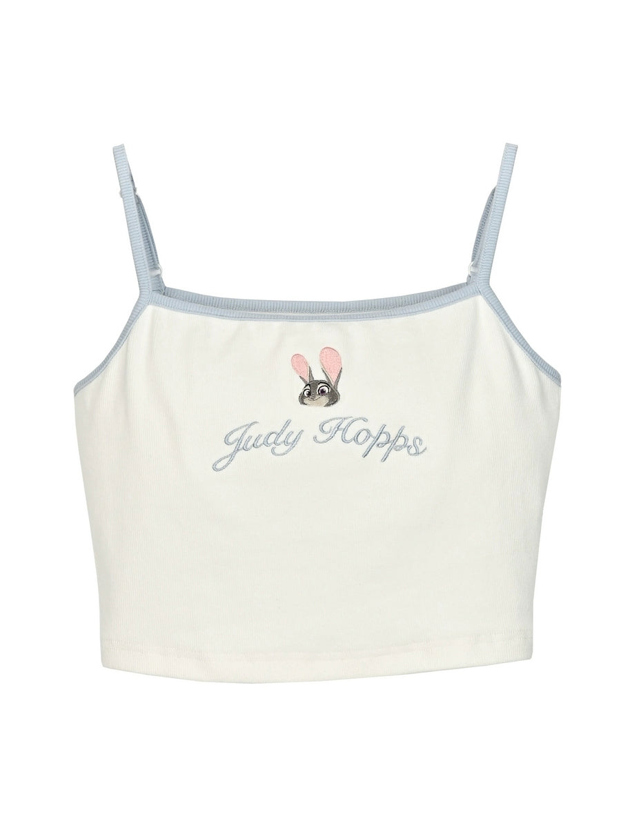 Judy Nick Zootopia Embroidered Suspenders-ntbhshop