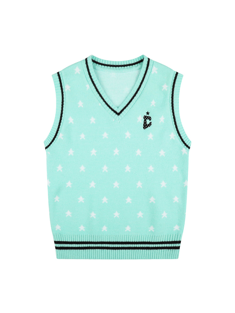 Sky Club Knit Vests-Outerwear-ntbhshop