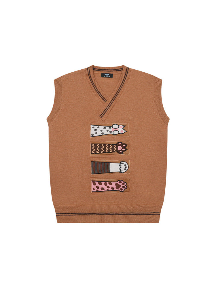 Whisker Pal Sweater Vest-Outerwear-ntbhshop