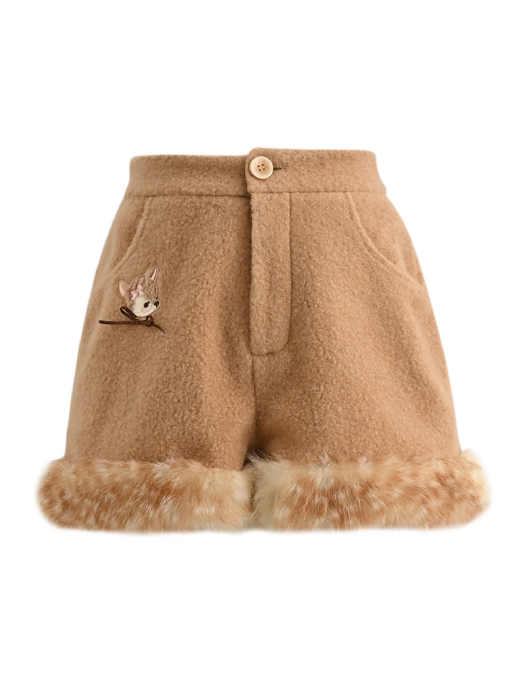 Dear Bambi Cozy Puff Shorts-ntbhshop