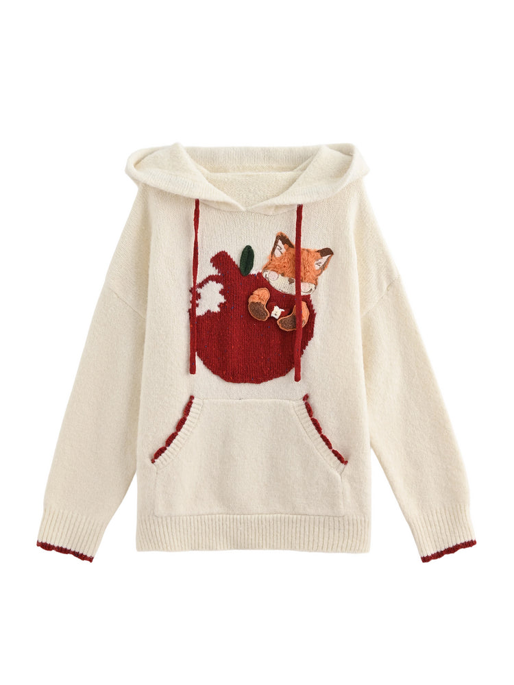 Apple Fox Cozy Orchard Knit Sweaters-ntbhshop