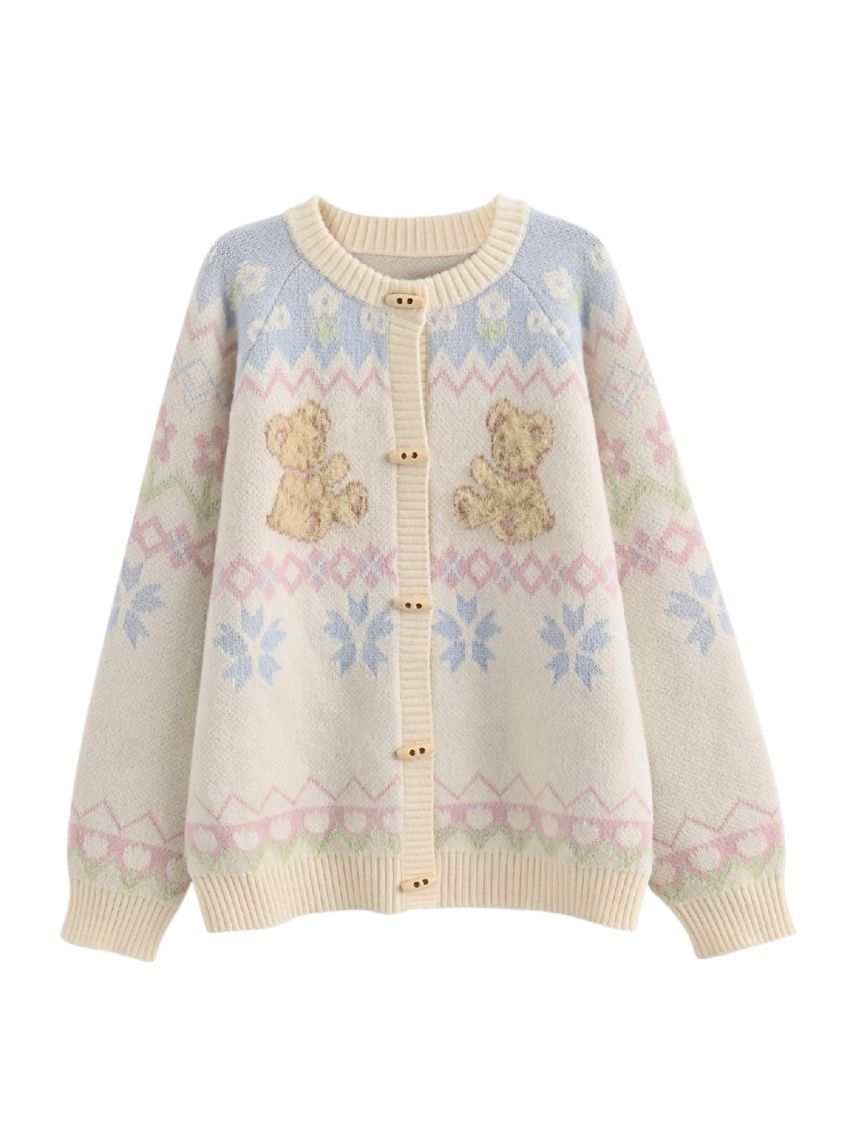 Teddy Daydream Knit Cardigan-Outerwear-ntbhshop
