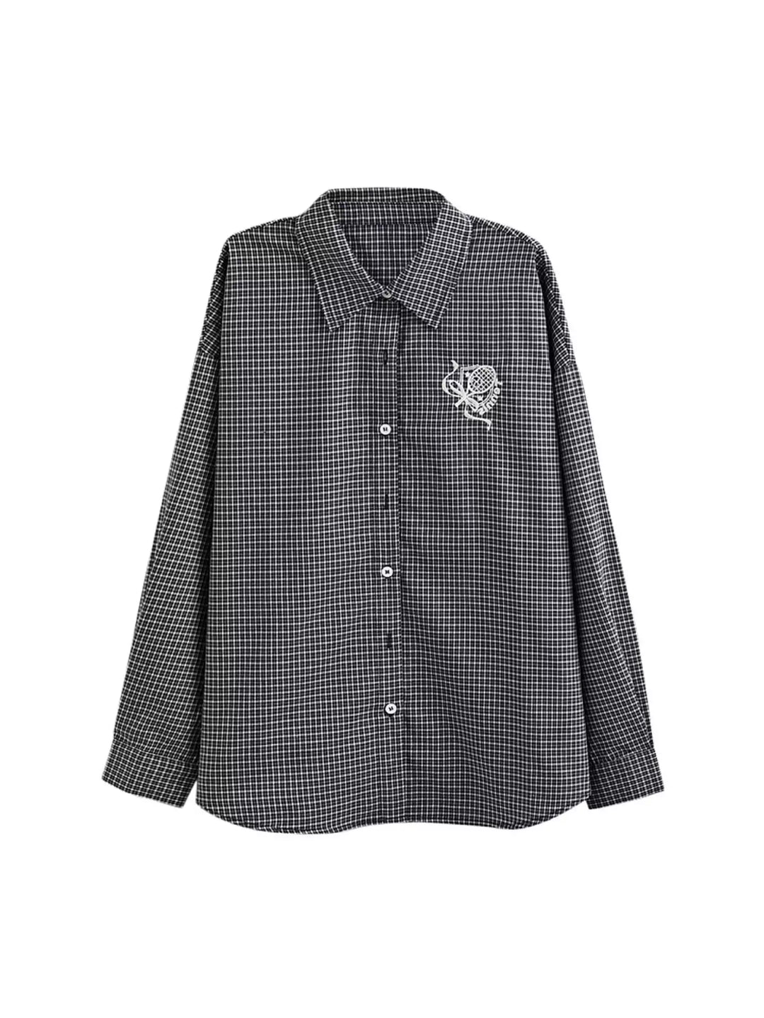 Tennis Club Check Shirt-Tops-ntbhshop