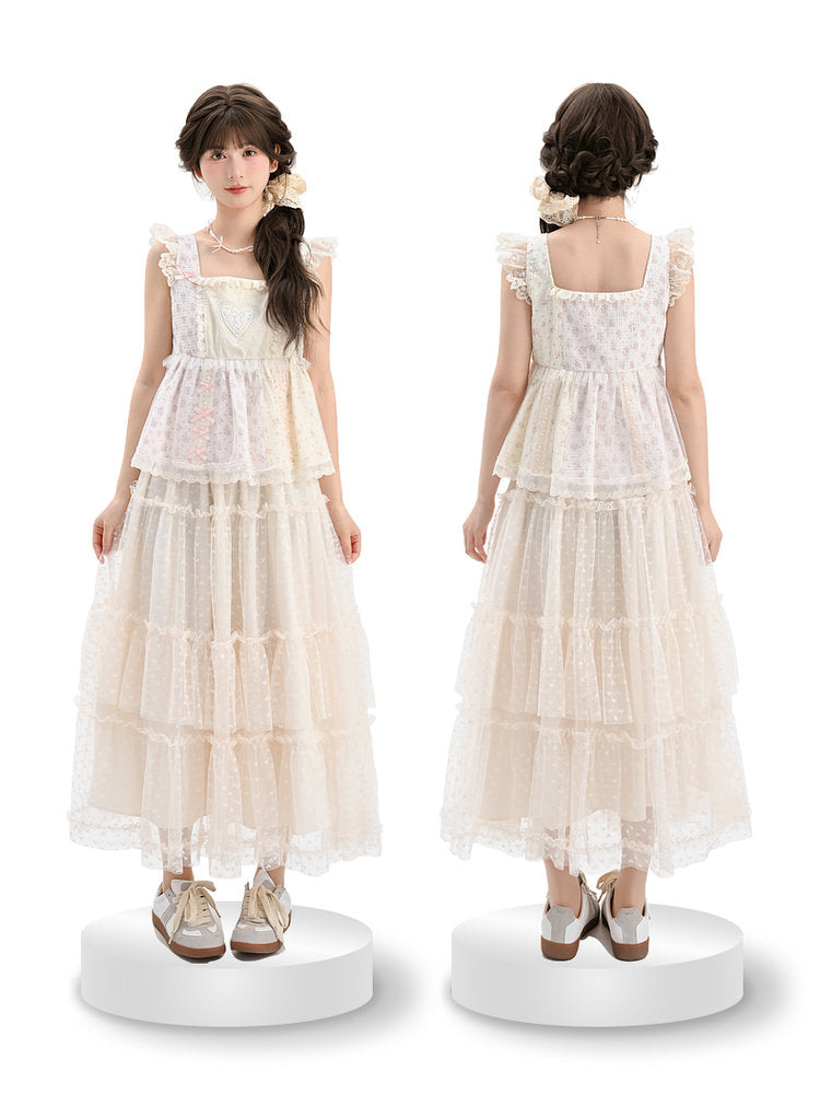 Dreamy Petal Patchwork Cami Top-Tops-ntbhshop