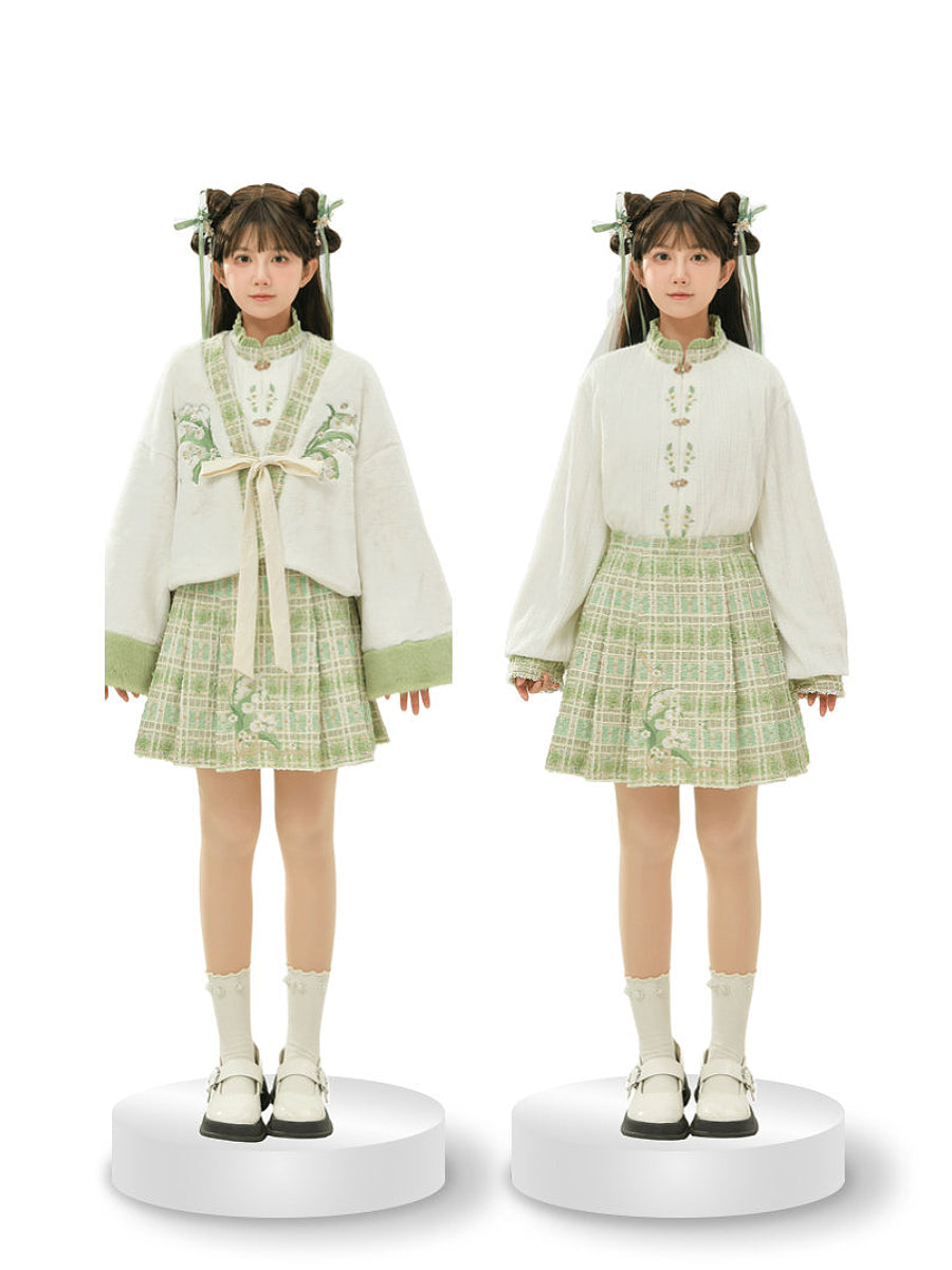 Lily of the Valley Tweed Coat & Skirt