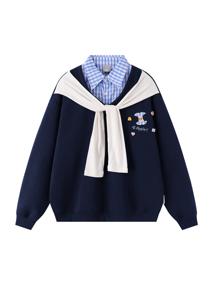 Library Crush Shirt Collar Sweatshirts-ntbhshop