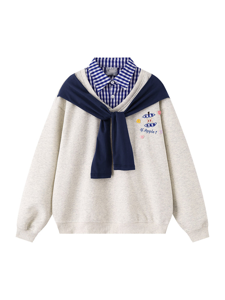 Library Crush Shirt Collar Sweatshirts-ntbhshop