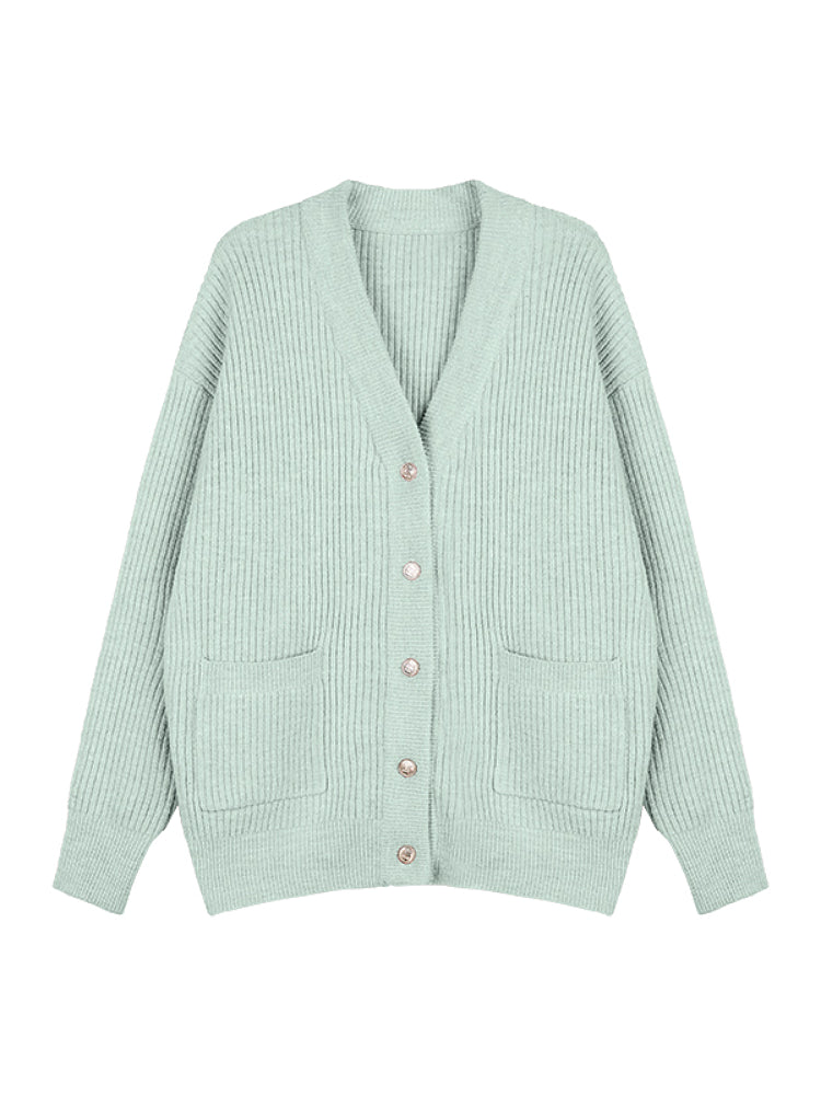 Sakura Petals Knit Cardigans-ntbhshop