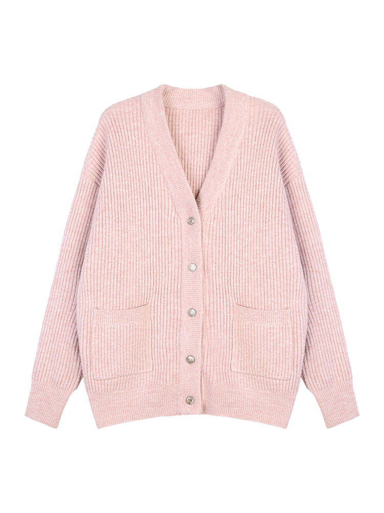 Sakura Petals Knit Cardigans-ntbhshop
