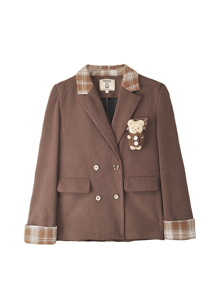 Maple Latte Academia Blazer & Dresses-ntbhshop