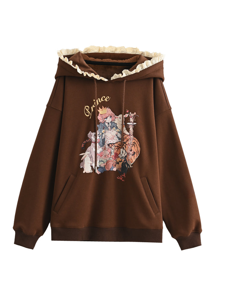 Forest Prince Lace Hoodie-ntbhshop