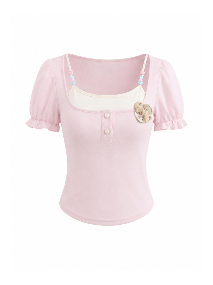 Bakery Bear Layered Tops-Tops-ntbhshop