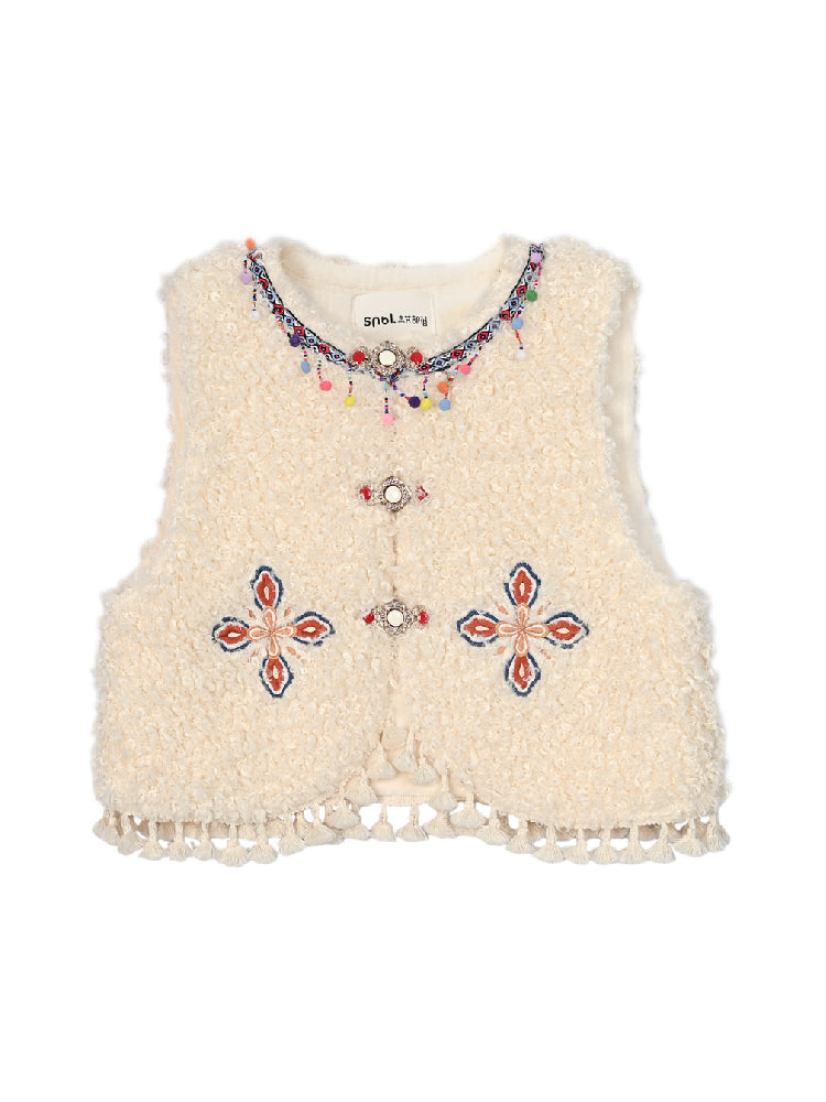 Desert Bloom Plush Vest-ntbhshop