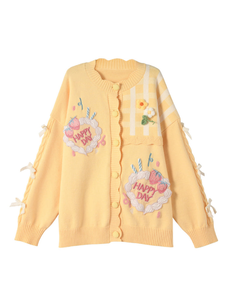 Happy Day Knit Cardigan-Outerwear-ntbhshop