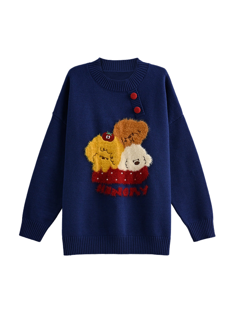 Puppy Picnic Hunger Knit Sweaters-ntbhshop
