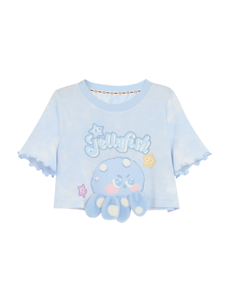 Jellyfish Breeze Crop Top & Tee-Tops-ntbhshop