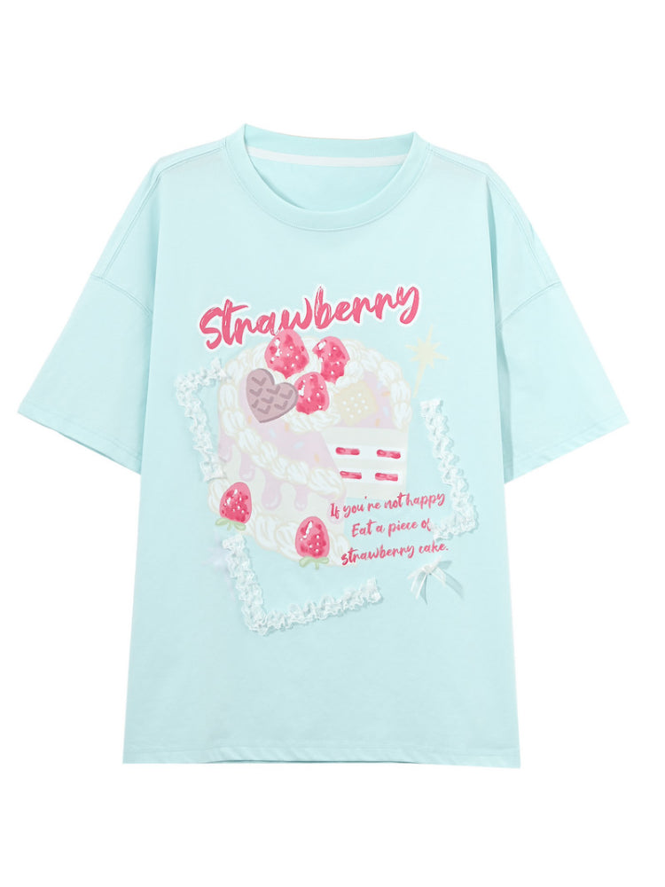 Berry Cake Graphic Tees-Tops-ntbhshop