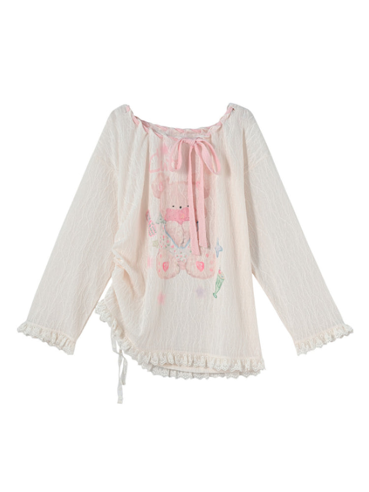 Sugar Bear Slanted Tops-Tops-ntbhshop