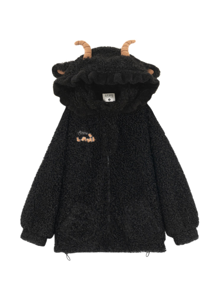 Midnight Lamb Cozy Fleece Jacket & Bag-ntbhshop