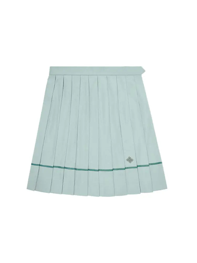 Azure Dream Pleated JK Uniform Skirts-ntbhshop