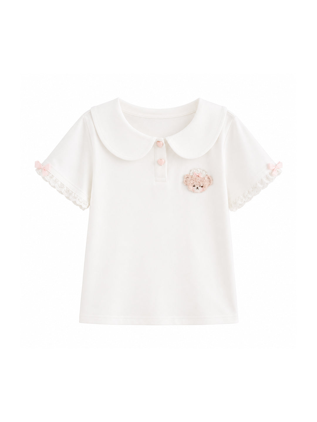 Bakery Bear Doll Collar Tops-Tops-ntbhshop