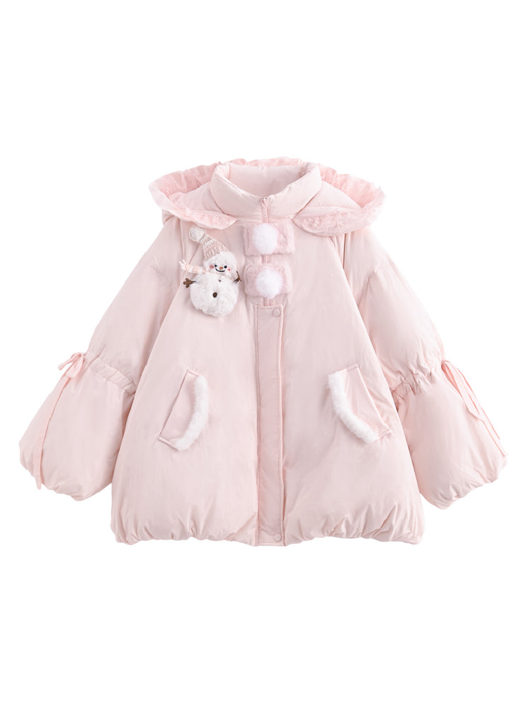 Snowman Puff Doll Down Jackets-ntbhshop