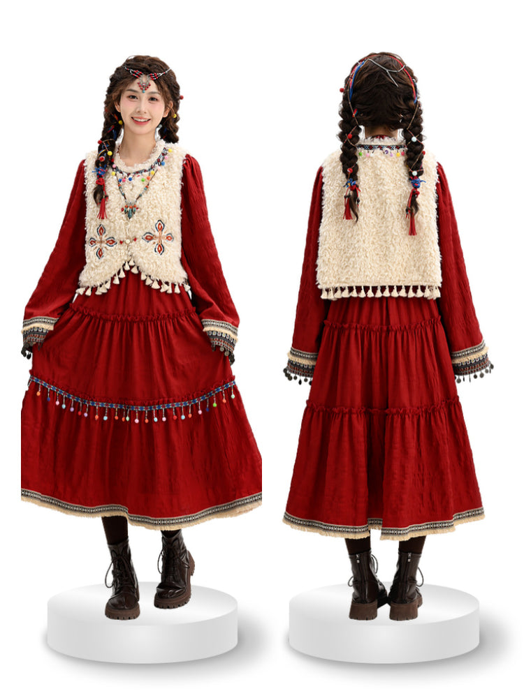 Desert Bloom Plush Vest-ntbhshop