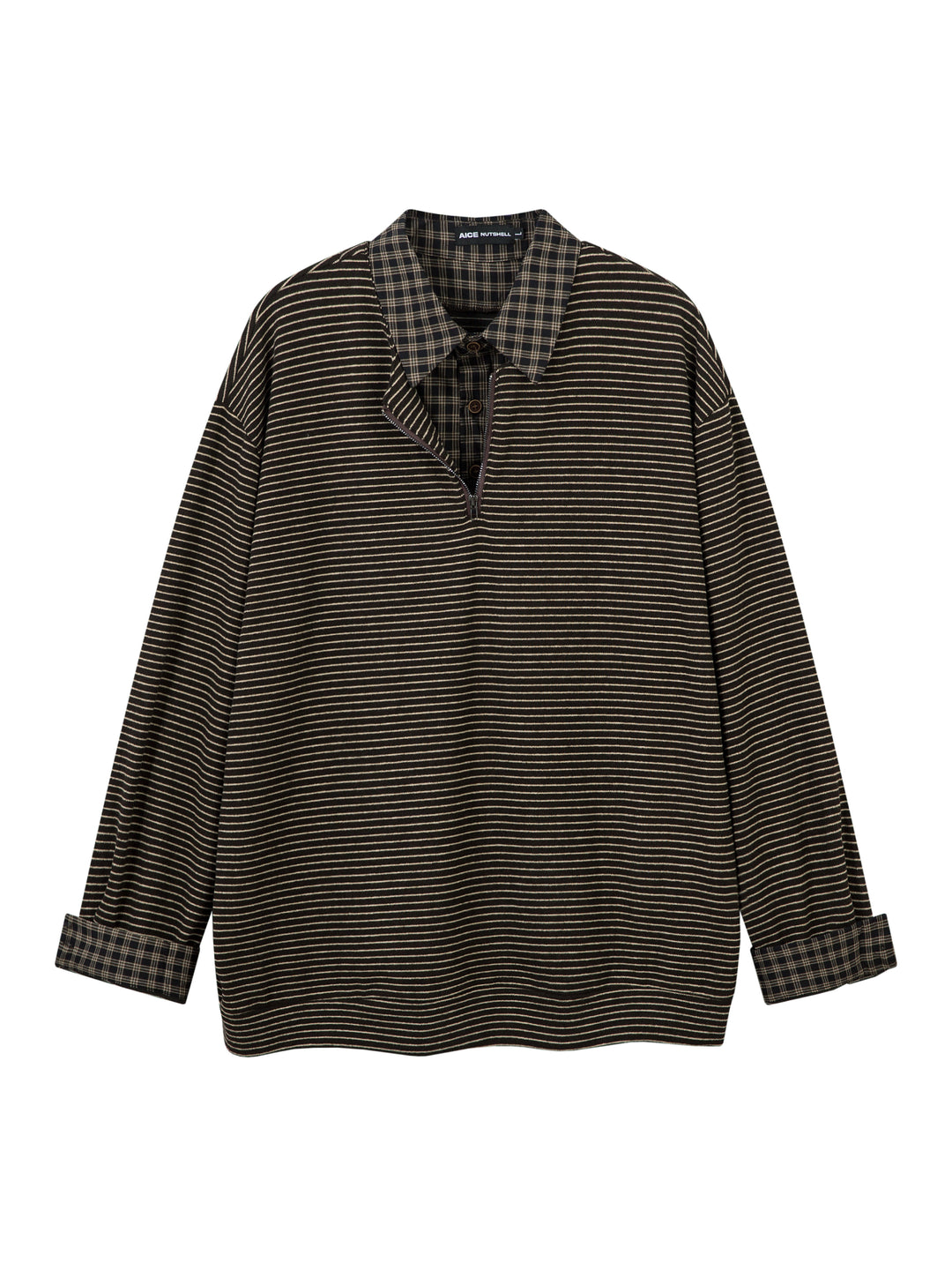 Maillard Stripe Layer Sweatshirts-Tops-ntbhshop