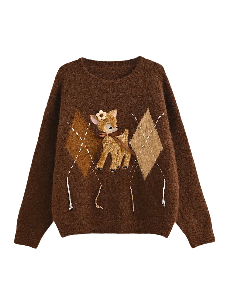 Dear Bambi Cozy Knit Sweater-ntbhshop