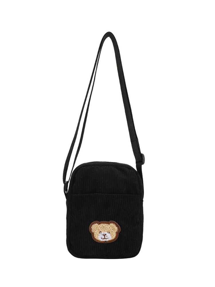 Brown Bear Corduroy Bags-ntbhshop