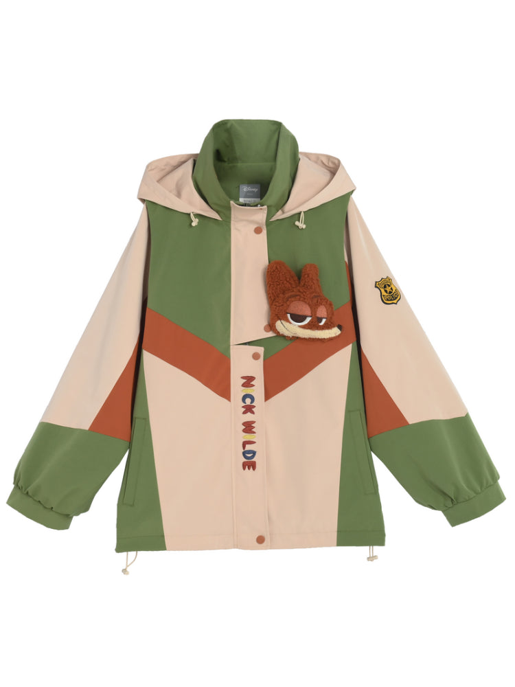 Judy & Nick Couple Camping Windbreaker Jackets-ntbhshop