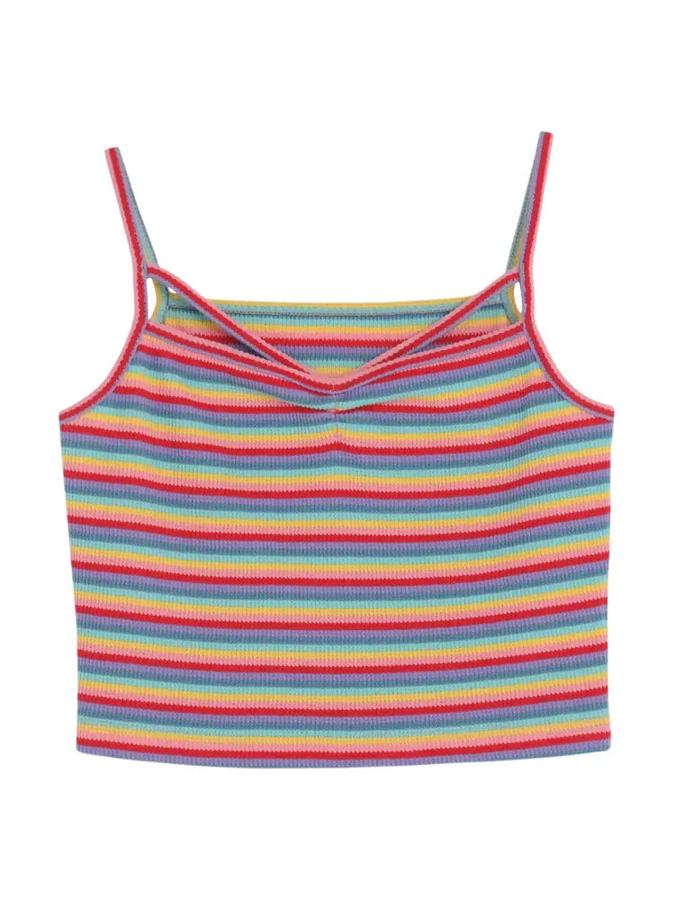 Kawaii Knit Cami Tops-ntbhshop