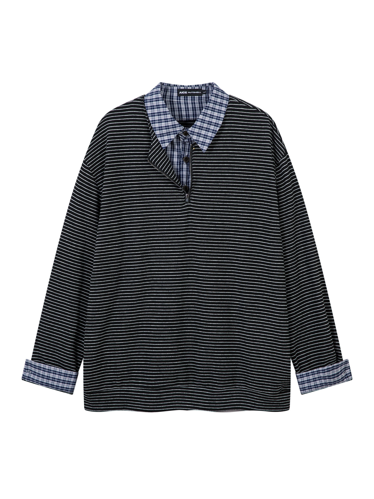 Maillard Stripe Layer Sweatshirts-Tops-ntbhshop