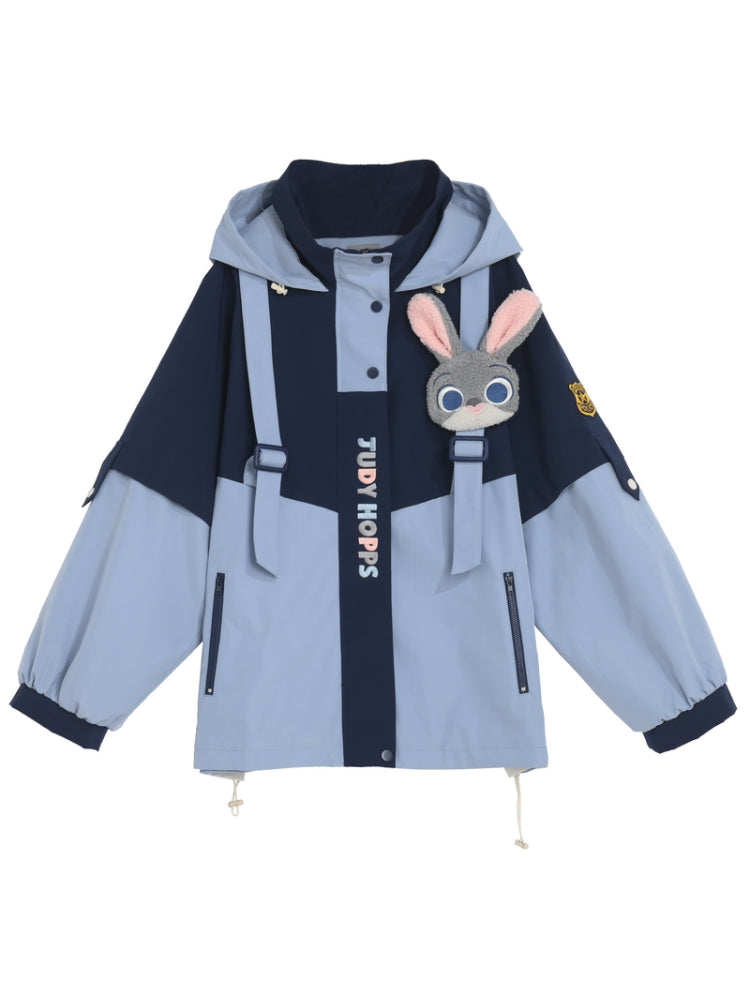 Judy & Nick Couple Camping Windbreaker Jackets-ntbhshop