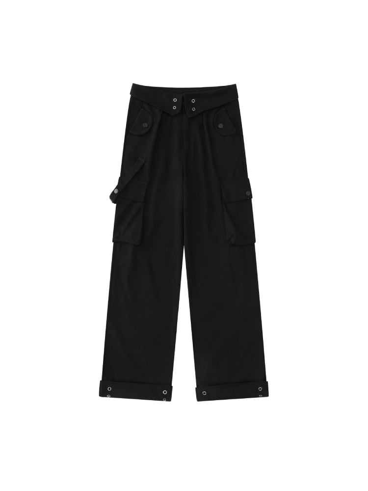 Y2K Style Loose Hip-Hop Mopping Pants-ntbhshop