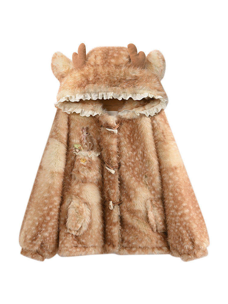 Honey Fawn Fleece Jacket-ntbhshop