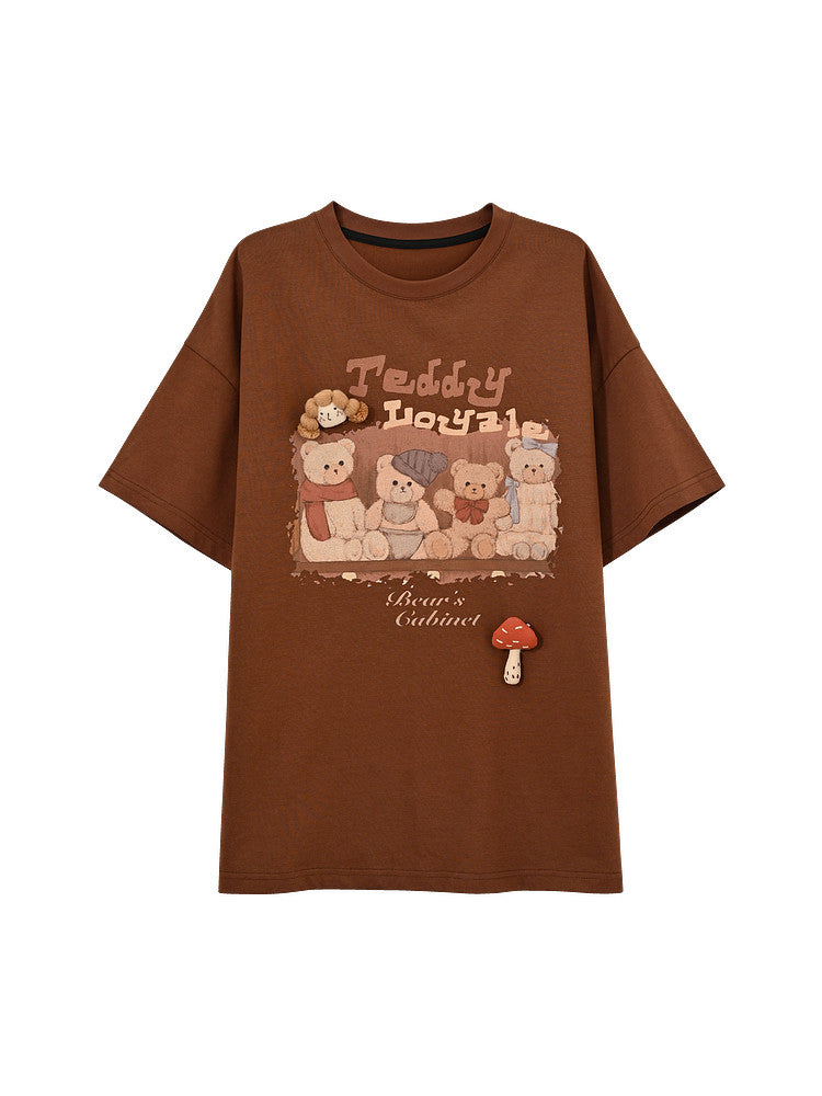 Bears Cabinet Cocoa Story Tee-Tops-ntbhshop