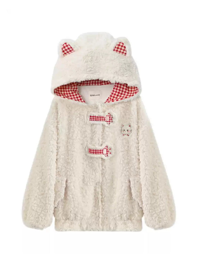 Soft Purr Kitty Fleece Cloud Jacket-Outerwear-ntbhshop