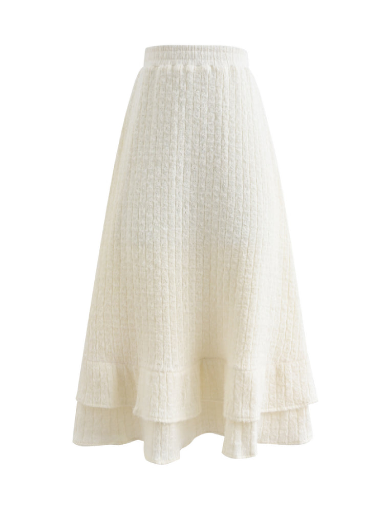 Frosted Cloud Cozy Woolen Skirts-ntbhshop