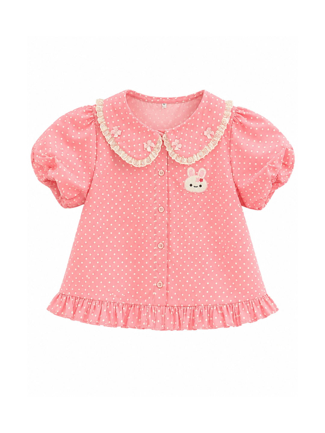 Strawberry Diary Doll Collar Blouses-Tops-ntbhshop
