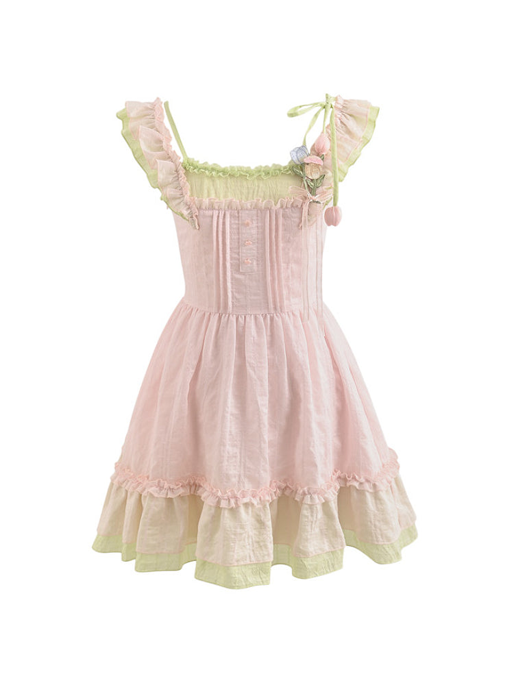 Tulip Bloom Ruffle Dresses-Dresses-ntbhshop