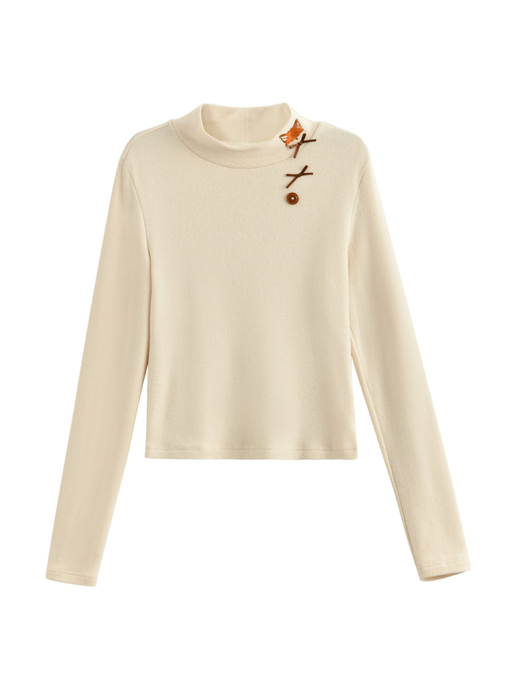 Little Fox Story Base Turtleneck-Tops-ntbhshop