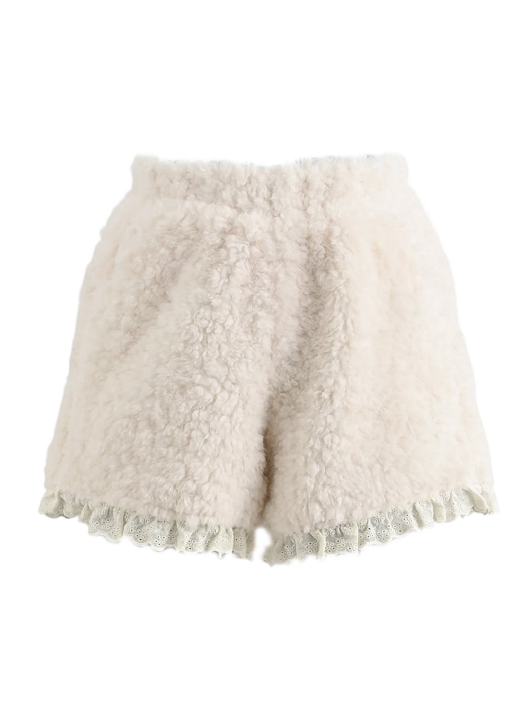 Snow Puff Lace Cupcake Shorts-ntbhshop